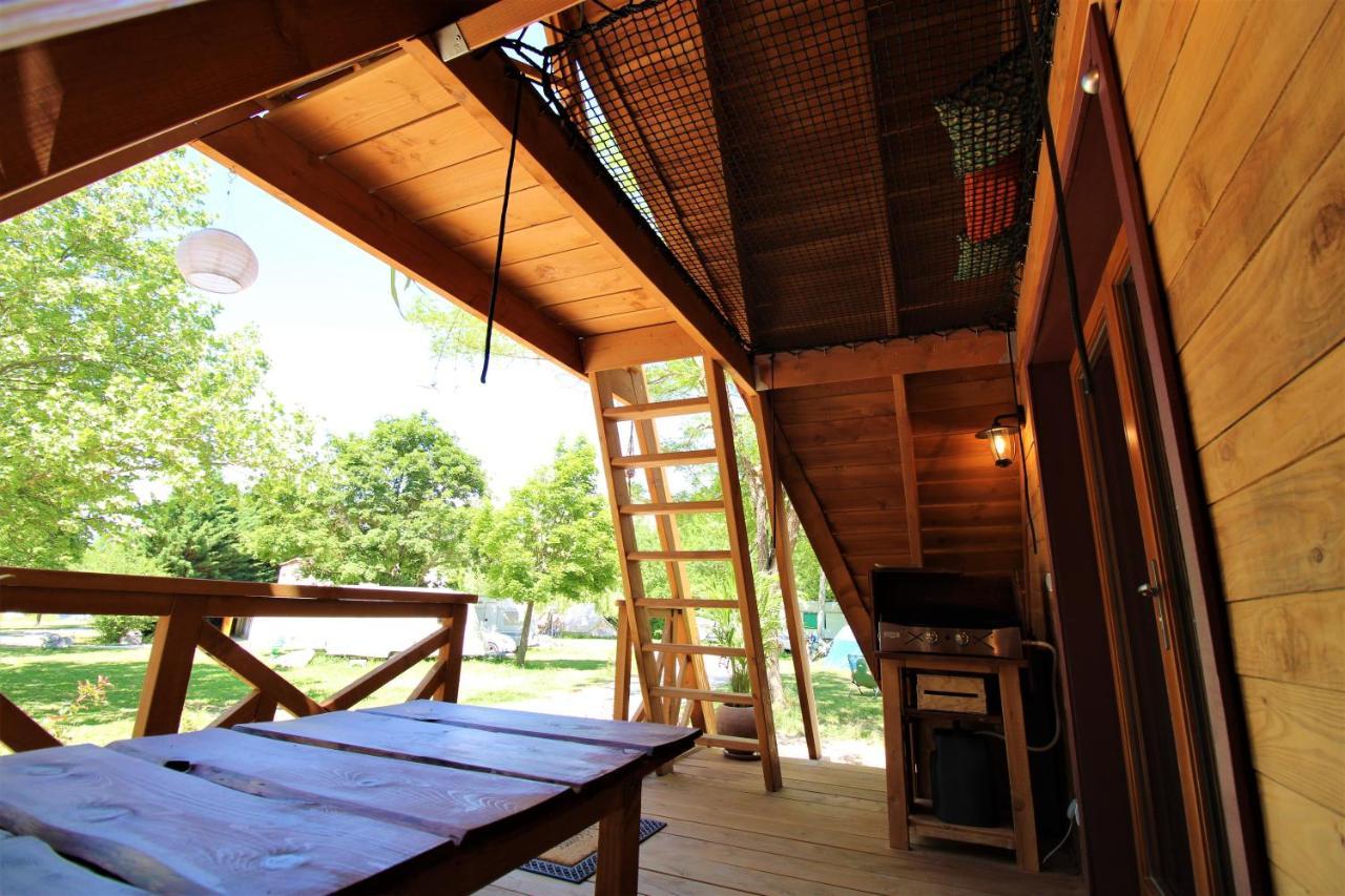 Habitat Createur - Hebergements Insolites Au Camping Municipal "Les Ecureuils" Recoubeau-Jansac Ngoại thất bức ảnh
