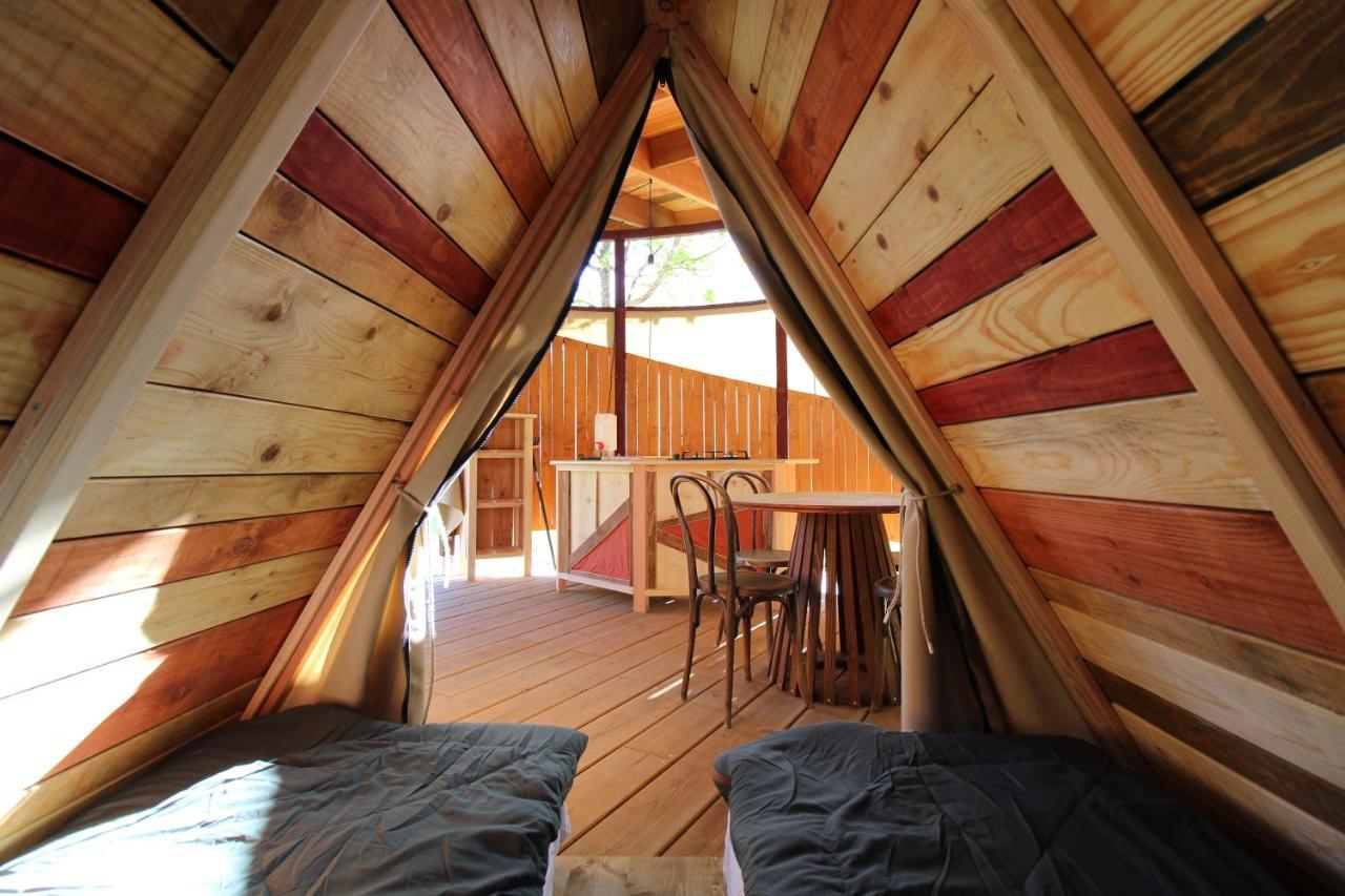 Habitat Createur - Hebergements Insolites Au Camping Municipal "Les Ecureuils" Recoubeau-Jansac Ngoại thất bức ảnh